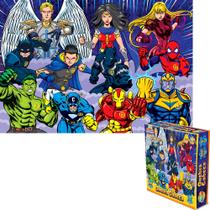 Brinquedo Educativo Infantil Quebra Cabeça Herois 300 Peças