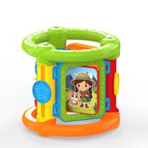 Brinquedo Educativo Infantil Roda de Atividades Colorido