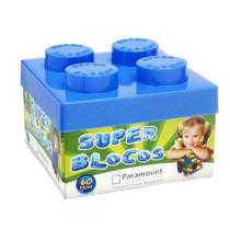 Brinquedo Educativo Infantil Super Blocos 60 Peças 383 Paramount