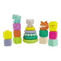 Brinquedo Educativo Infantino Stackables - 18 Peças