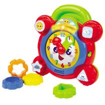 Brinquedo Educativo Interativo Com Luzes Músicas e Sons do Clima Sr. Relógio Hora de Brincar Winfun