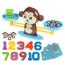 Brinquedo Educativo Jogo Balança Numérica Matemática Caco