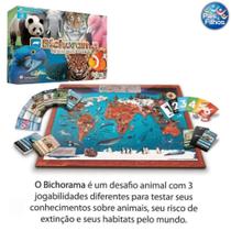 Brinquedo Educativo Jogo Bichorama Animal Planet da Pais e Filhos