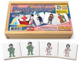 Brinquedo Educativo Jogo De Memória Profissões 40 Peças - JOTTPLAY
