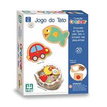 Brinquedo Educativo Jogo Do Tato Em Madeira 20Pcs Brinquedo Educativo Jogo Do Tato Em Madeira 20Pcs