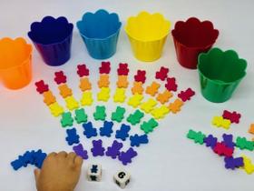 Brinquedo Educativo Jogo dos Ursinhos - Materiais para Brincar