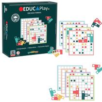 Brinquedo Educativo Jogo EducaPlay Encaixa Formas Polibrinq Brinquedo Educativo Jogo EducaPlay Encaixa Formas Polibrinq