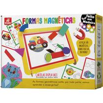 Brinquedo Educativo Jogo Formas Magnéticas 24 Peças