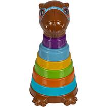 Brinquedo Educativo Kapi Roi Capivara Com Encaixes Coloridos Brinquedo Educativo Kapi Roi Capivara Com Encaixes Coloridos