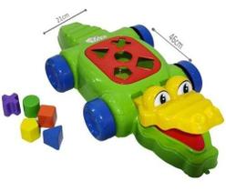Brinquedo Educativo Kids Bebê Crocodilo Didático Interativo