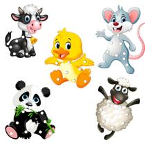 Brinquedo Educativo Kit 5 Alinhavos Animais Coordenação Motora Criança Brinquedo Educativo Kit 5 Alinhavos Animais Coordenação Motora Criança