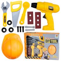 Brinquedo Educativo Kit Ferramentas Educativas Para Crianças Meninos Capacete
