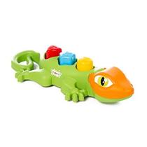 Brinquedo Educativo Lagartixa Didatica C/Blocos