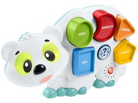 Brinquedo Educativo Linkimals Fisher-Price - Urso Polar Figuras Coloridas Emite Som Mattel