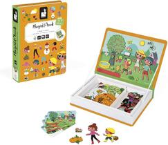 Brinquedo Educativo Livro Magnético 4 Estações 119 Peças Brinquedo Educativo Livro Magnético 4 Estações 119 Peças