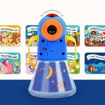 Brinquedo Educativo Lúdico Lanterna Projetora Histórias Em Inglês Contos Infantil Projetor 3 Anos - Mideer