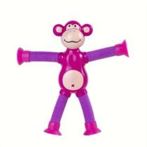 Brinquedo Educativo Macaco com LED e Chocalho - Diversão Garantida!