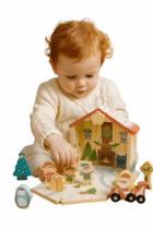 Brinquedo Educativo Madeira Natal Infantil Presente Criativo Brinquedo Educativo Madeira Natal Infantil Presente Criativo