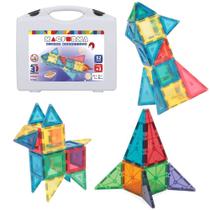 Brinquedo Educativo Magnético Magforma Maleta 32 Peças STEAM Brinquedo Educativo Magnético Magforma Maleta 32 Peças STEAM
