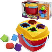 Brinquedo Educativo Maletuxo Formas Geométricas Baby Land Divertido +12 Meses Cardoso Toys