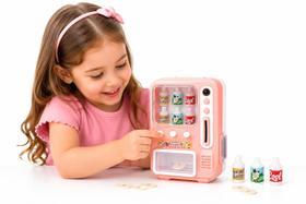 Brinquedo Educativo Máquina Bebidas Funciona de Verdade