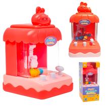 Brinquedo Educativo Máquina Pega Prêmio Com Garra Coelho Estimula Coordenação
