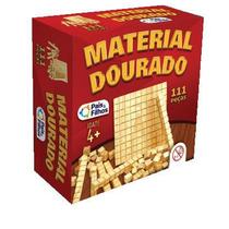 Brinquedo Educativo Material Dourado Matemática 111 Peças