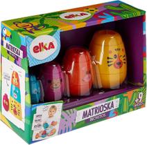 Brinquedo Educativo Matrioska Bichitos Elka - 1148