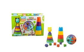 Brinquedo Educativo Mega Kit Educativo C/09 Peças Brinquedo Educativo Mega Kit Educativo C/09 Peças