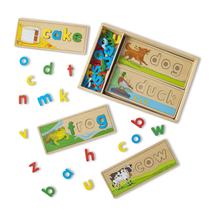 Brinquedo educativo Melissa & Doug See & Spell com 8 pranchas 4+ Brinquedo educativo Melissa & Doug See & Spell com 8 pranchas 4+