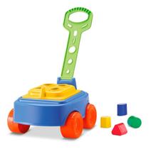 Brinquedo Educativo Mipuxa Azul Com Blocos De Encaixar