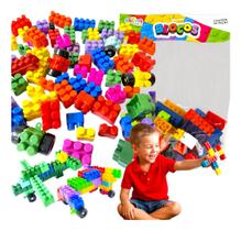 Brinquedo Educativo Monta E Desmonta Blocos Lego 60 Peças Criança