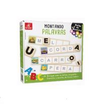 Brinquedo Educativo Monta Palavras Pedagógico Infantil - Brincadeira de Criança
