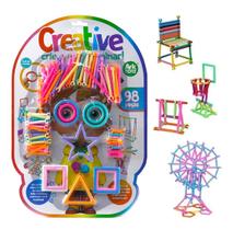 Brinquedo Educativo Montar Formas Blocos Educativo 98 Pçs