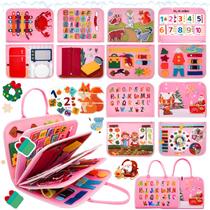 Brinquedo educativo Montessori Busy Board MEGRANATE para crianças Brinquedo educativo Montessori Busy Board MEGRANATE para crianças