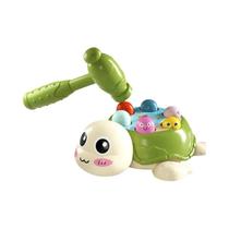 Brinquedo Educativo Montessori Tartaruga Para Bebês Quebra-Cabeça Com Martelo Para Crianças De 0 a