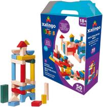 Brinquedo Educativo Multiblocks Mix 50 Peças Xalingo