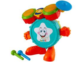 Brinquedo Educativo Musical 825 Baby Batera - Emite Luz e Som Tateti Brinquedo Educativo Musical 825 Baby Batera - Emite Luz e Som Tateti