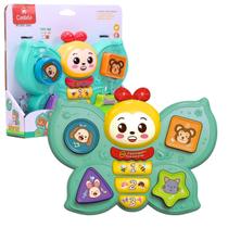 Brinquedo Educativo Musical Borboleta Divertida - Castela