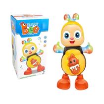 Brinquedo Educativo Musical De Animal Em Cartoon, Abelha Elétrica Dançante Com Luzes Piscantes Para