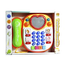 Brinquedo Educativo Musical Didático Telefone Diverto Somluz