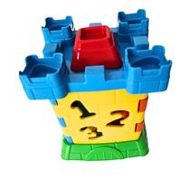 Brinquedo Educativo Para Bebe 1 Ano Castelinho Didatico Com Letras Numeros Para Encaixar