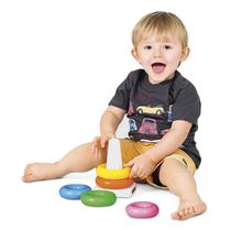 Brinquedo Educativo para Bebe Argola Didática Colorida - POLIPLAC