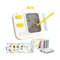 Brinquedo Educativo Para Crianças Pequenas Leitor De Cartões Flash Com LCD Desenho Apagável 120 Brinquedo Educativo Para Crianças Pequenas Leitor De Cartões Flash Com LCD Desenho Apagável 120