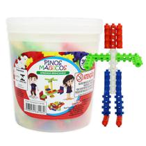 Brinquedo Educativo Para Crianças Pino Mágico 300 Peças - Plashome