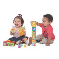 Brinquedo Educativo para Empilhar Cubinhos 5 em 1 para Bebês - NLQT