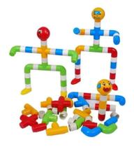 Brinquedo Educativo Peças Encaixe Monte E Brinque 200 Pçs Brinquedo Educativo Peças Encaixe Monte E Brinque 200 Pçs