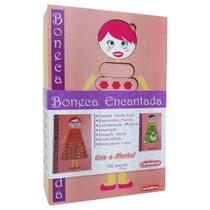 Brinquedo Educativo Pecinhas De Montar Boneca Encantada