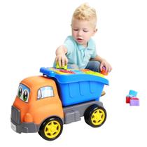 Brinquedo Educativo Pedagógico Caminhão Turbo Truck 48cm - Maral