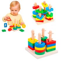 Brinquedo Educativo Pedagógico Formas Encaixe Montessoriano Brinquedo Educativo Pedagógico Formas Encaixe Montessoriano